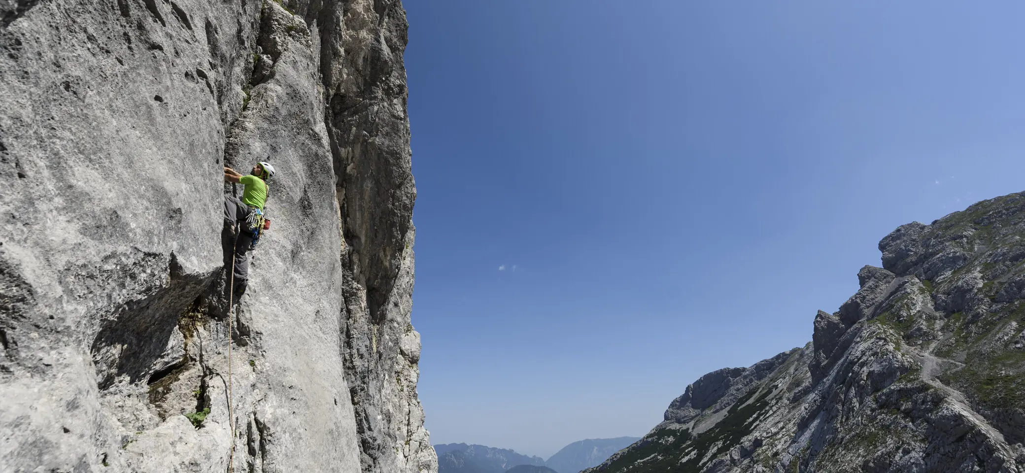 Outdoor-Klettern am Fels | © DAV/Wolfgang Ehn